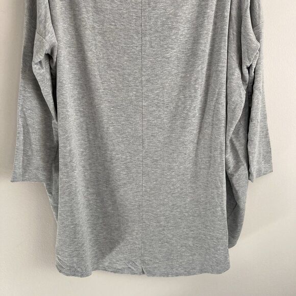 Bryn Walker Dimitri Tunic Top Womens Medium Gray Stretch Long Sleeve Boat Neck - Picture 8 of 10